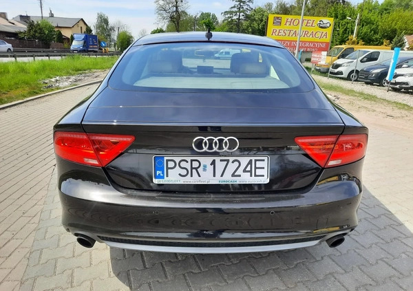 Audi A7 cena 69900 przebieg: 207030, rok produkcji 2013 z Krzanowice małe 781